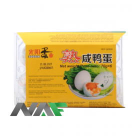 HUEVO DE PATO SALADO 6*70G