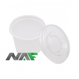 SALSERA PLASTICO BLANCA (1oz)  200U*30CC