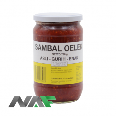 PASTA PICANTE SAMBAL OELEK 6/720G