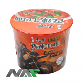 INSTANT NOODLES WITH SPICY BEEF FLAVORING 108G