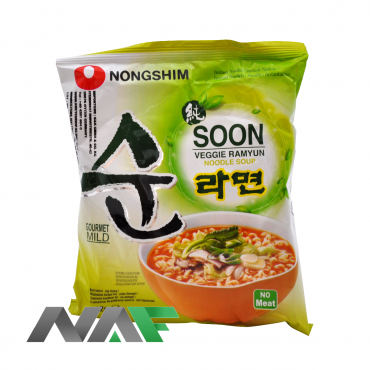农心蔬菜拉面（袋）NONGSHIM 11G*20