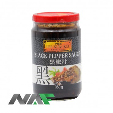 SALSA DE PIMIENTA NEGRA LKK 350G