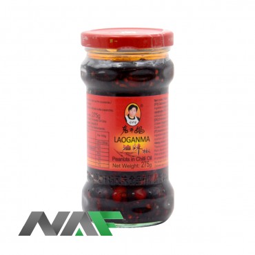 CACAHUETE EN ACEITE DE CHILI LAOGANMA 275G