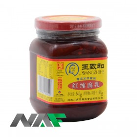 WANGZHIHE RED CHILLI BEAN CURD 340G