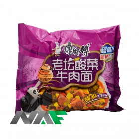 INSTANT NOODLE PICKLED ARTIFICIAL BEEF FLAVOUR 24/100G