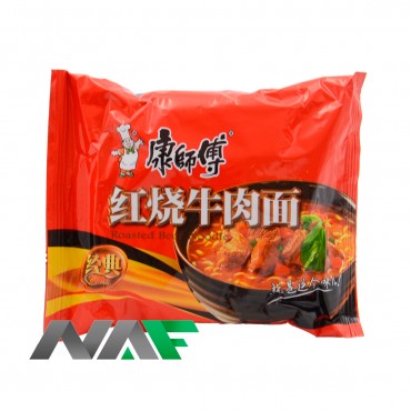 康师傅(袋)红烧牛肉面 24/106G